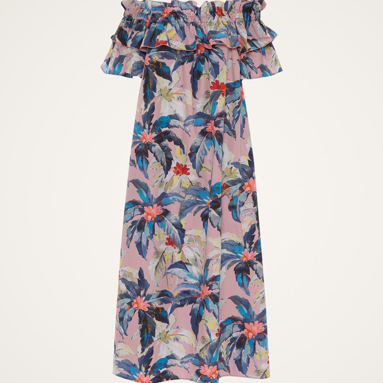 La Doublej Breakfast Dress Maxi Tropicana Mauve