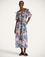 La DoubleJ Breakfast Dress La DoubleJ Breakfast Dress Maxi Tropicana Mauve DRE0331COT039TRC01PU06