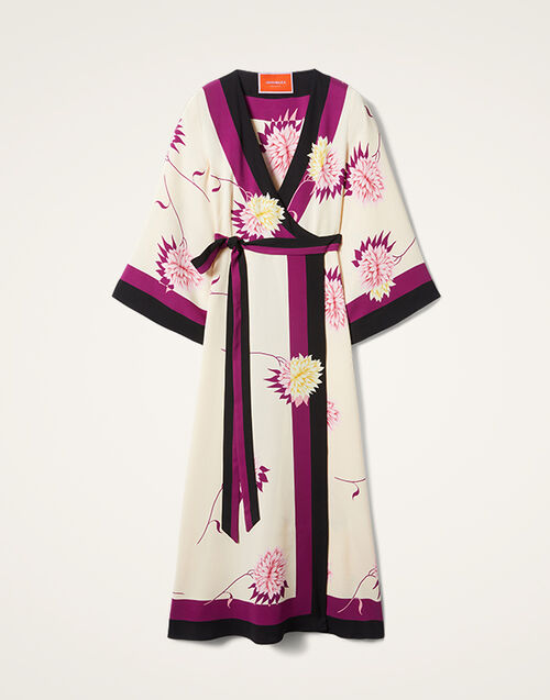 La DoubleJ The Wrap Dress La DoubleJ The Wrap Dress Derby Placée Multicolor DRE0734CAD005DER03MU01