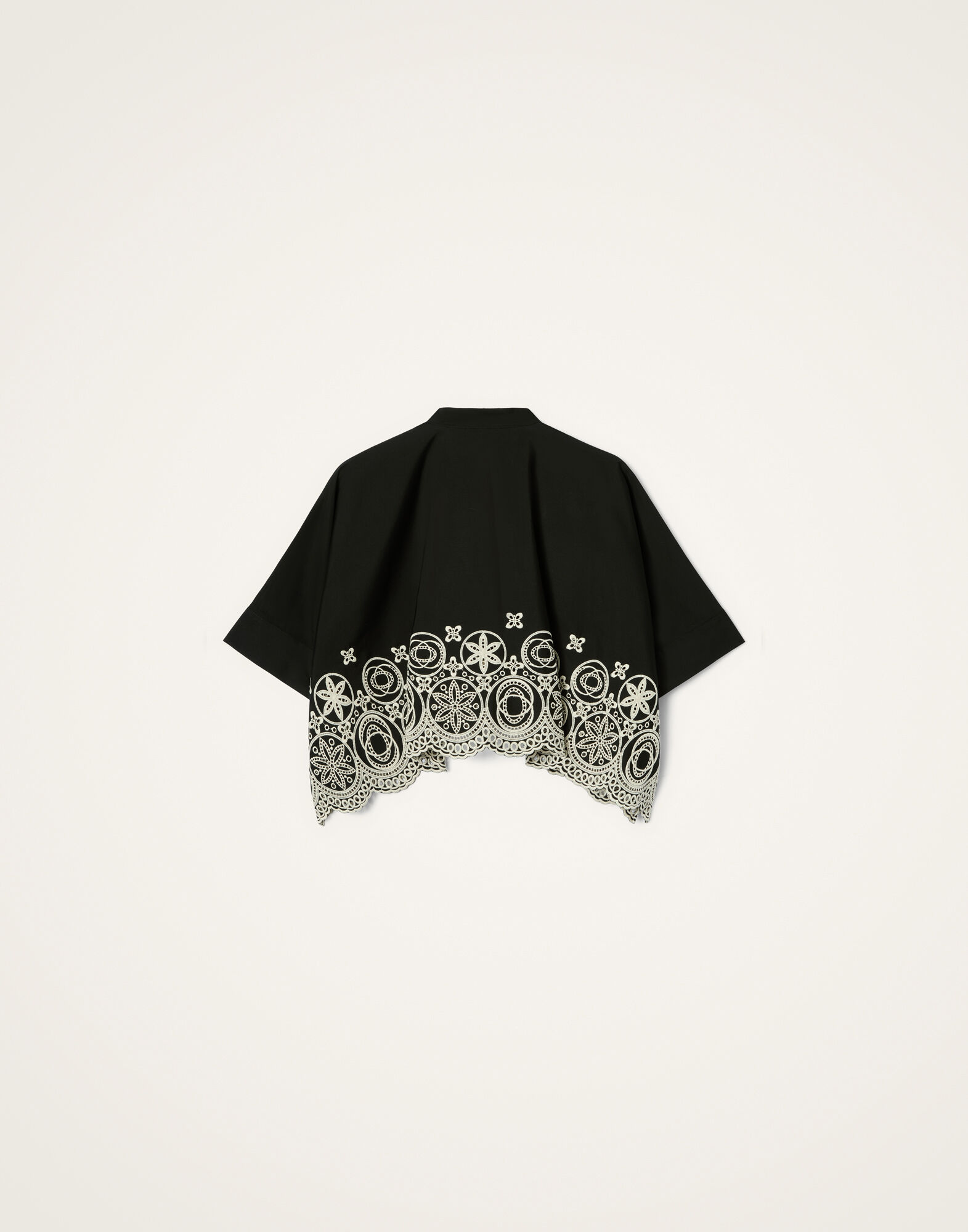 La DoubleJ Mini Foulard Shirt Eclipse Solid Black SHI0168SAN006ECL03BL01