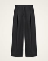 La DoubleJ Loose Pants La DoubleJ Loose Pants Solid Black TRO0135WOL035SOLIDBL01