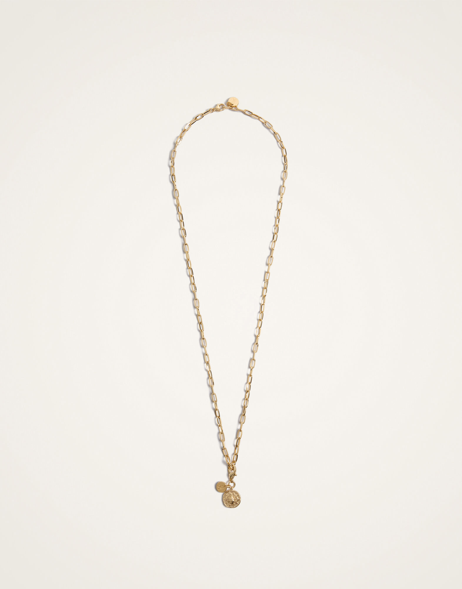 La DoubleJ Mini Scarab Charm 24k Gold Plate CHM0012BRA003SOLIDYE05