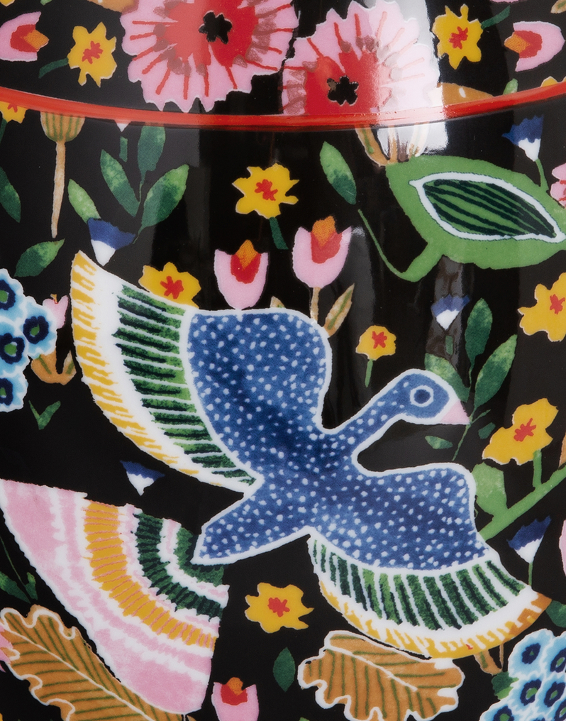 La DoubleJ Tea Jar La DoubleJ Tea Jar Colombo Nero VAS0005CER001COL0006