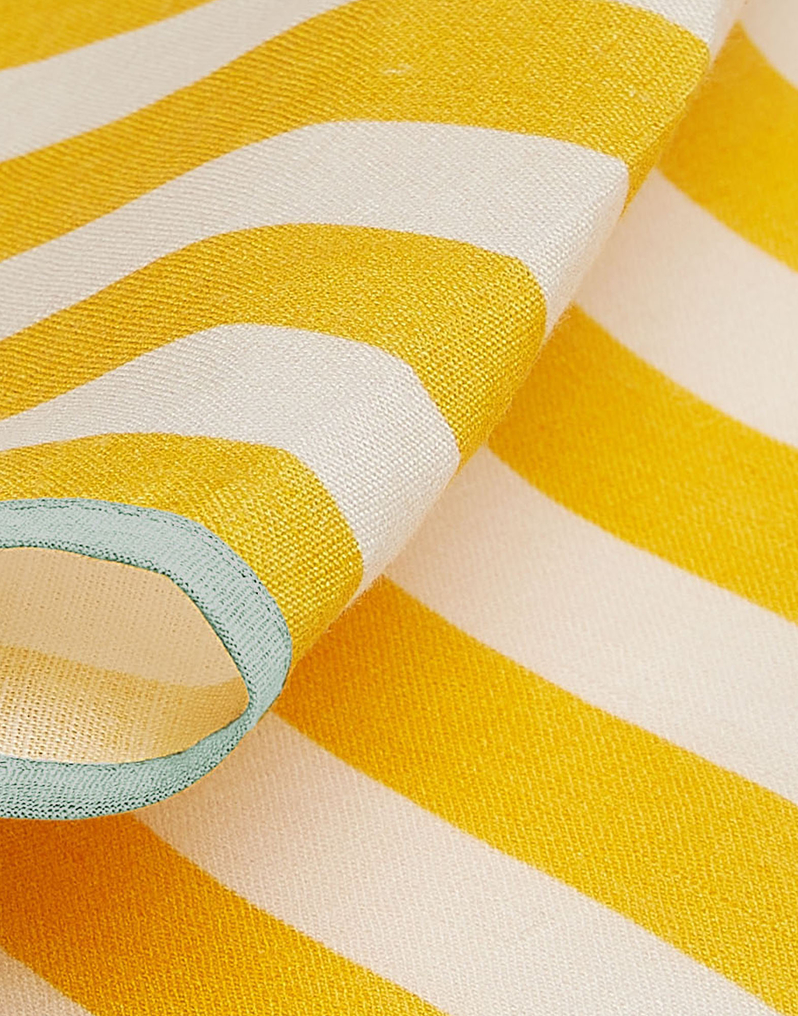 La DoubleJ Large Napkins Set Of 2 La DoubleJ Large Napkins Set Of 2 Riviera Giallo NAP0010LIN001RIV0003