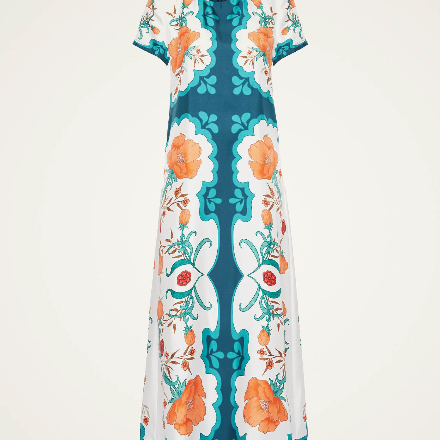 La Doublej Swing Dress In Morpheus Placée Orange