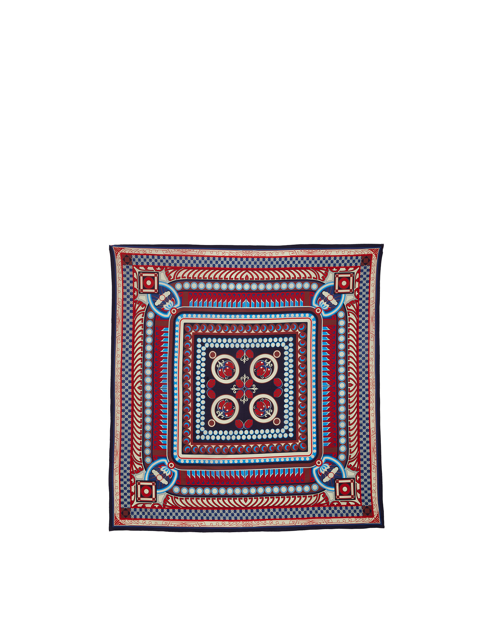 LaDoubleJ Square Scarf (135X135) Ittica Rosso SCA0006COS001ITT0003