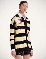 La DoubleJ Derby Cardigan La DoubleJ Derby Cardigan Derby Black & Yellow PUL0242KNI146VA331BL04