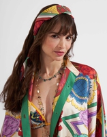 La DoubleJ Scarf Double (90X90) La DoubleJ Scarf Double (90X90) Taormina Placée Ivory SCA0039SIL006LRT01WH04