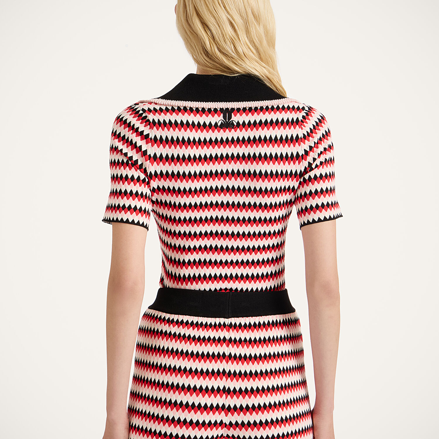 Shop La Doublej Checkers Polo