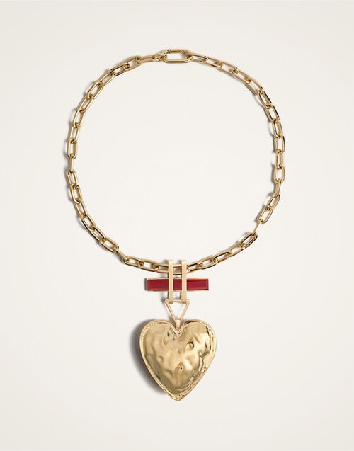 La DoubleJ Love Necklace La DoubleJ Love Necklace 24k Gold Plate & Carnelian NEC0029BRA003CAR03YE05
