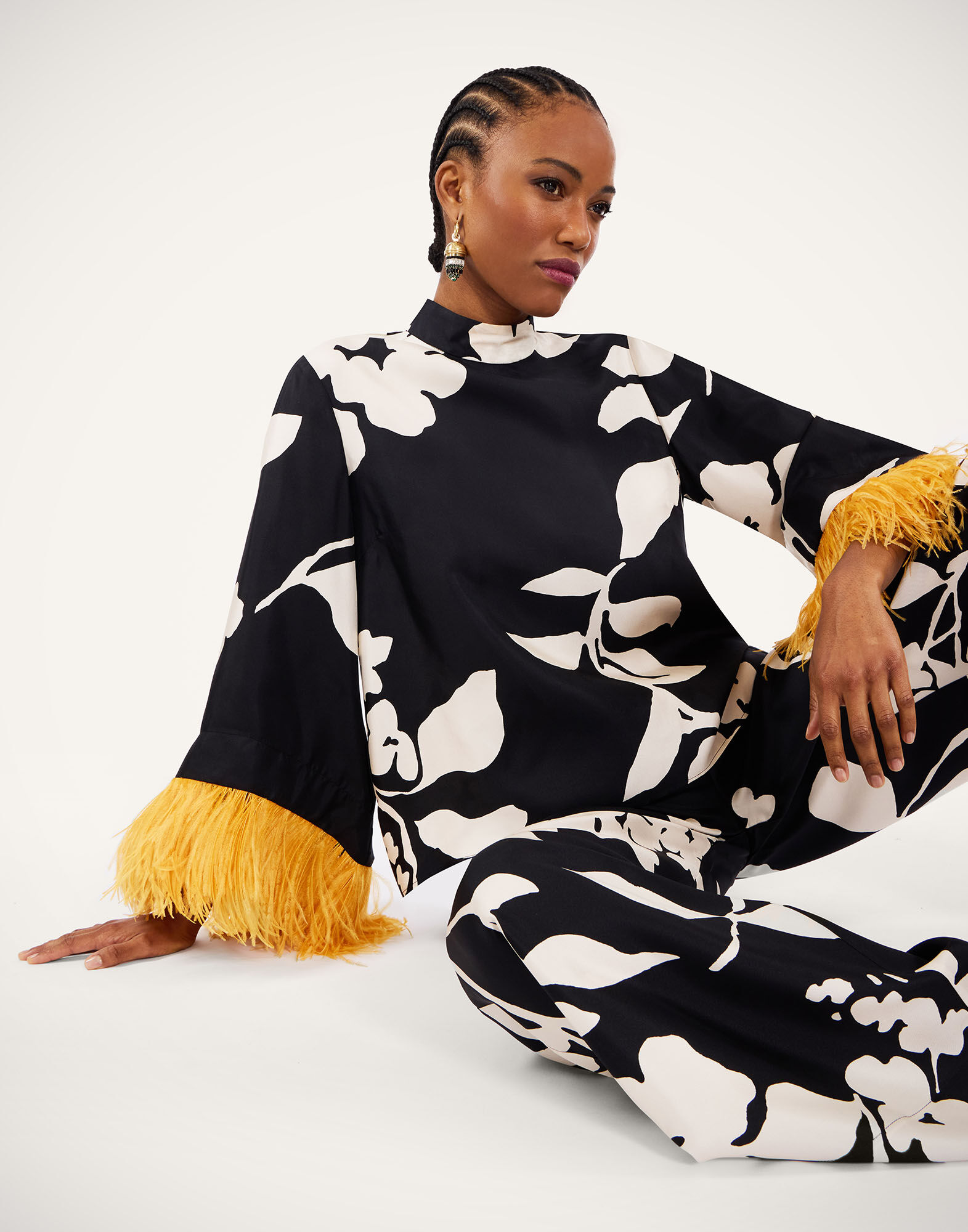 La DoubleJ Make An Exit Top Winter Jasmine TOP0104SIL001WIJ01BL01