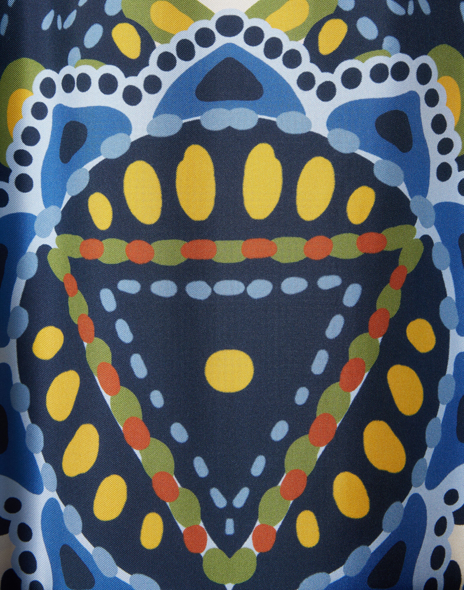 La DoubleJ Square Kaftan Chakra Plac&eacute;e Multicolor DRE0872SIL006CHA05MU01