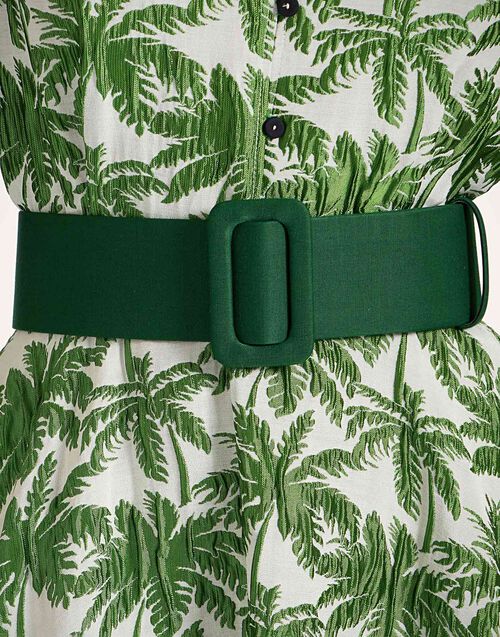 La DoubleJ Medium Belt Solid Green BEL0007COT075SOLIDGR02