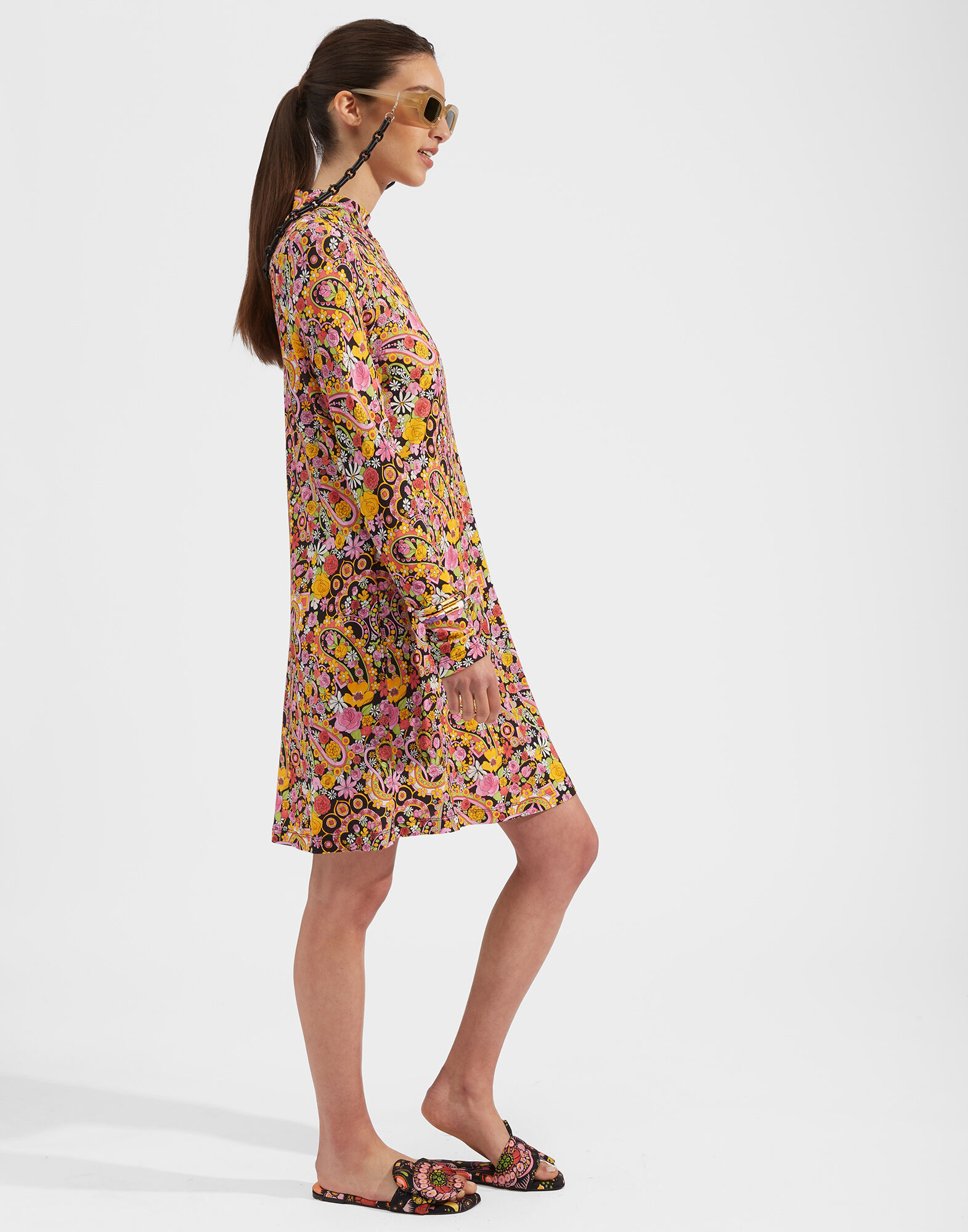 La DoubleJ Suitcase Dress Tripping Nero DRE0294JER011TRG0002