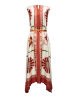 La DoubleJ San Carlo Dress &#40;Placed&#41;  DRE0495SIL006MAC01WH01