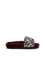 La DoubleJ Furry Slides La DoubleJ Furry Slides Fauve SHO0006FOD001FAU0001