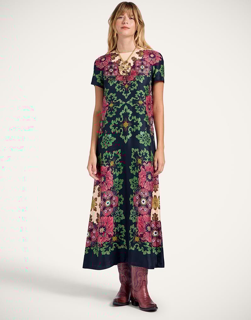 La DoubleJ Swing Dress La DoubleJ Swing Dress Bounty Placée Red DRE0128SIL006BOU01RE01