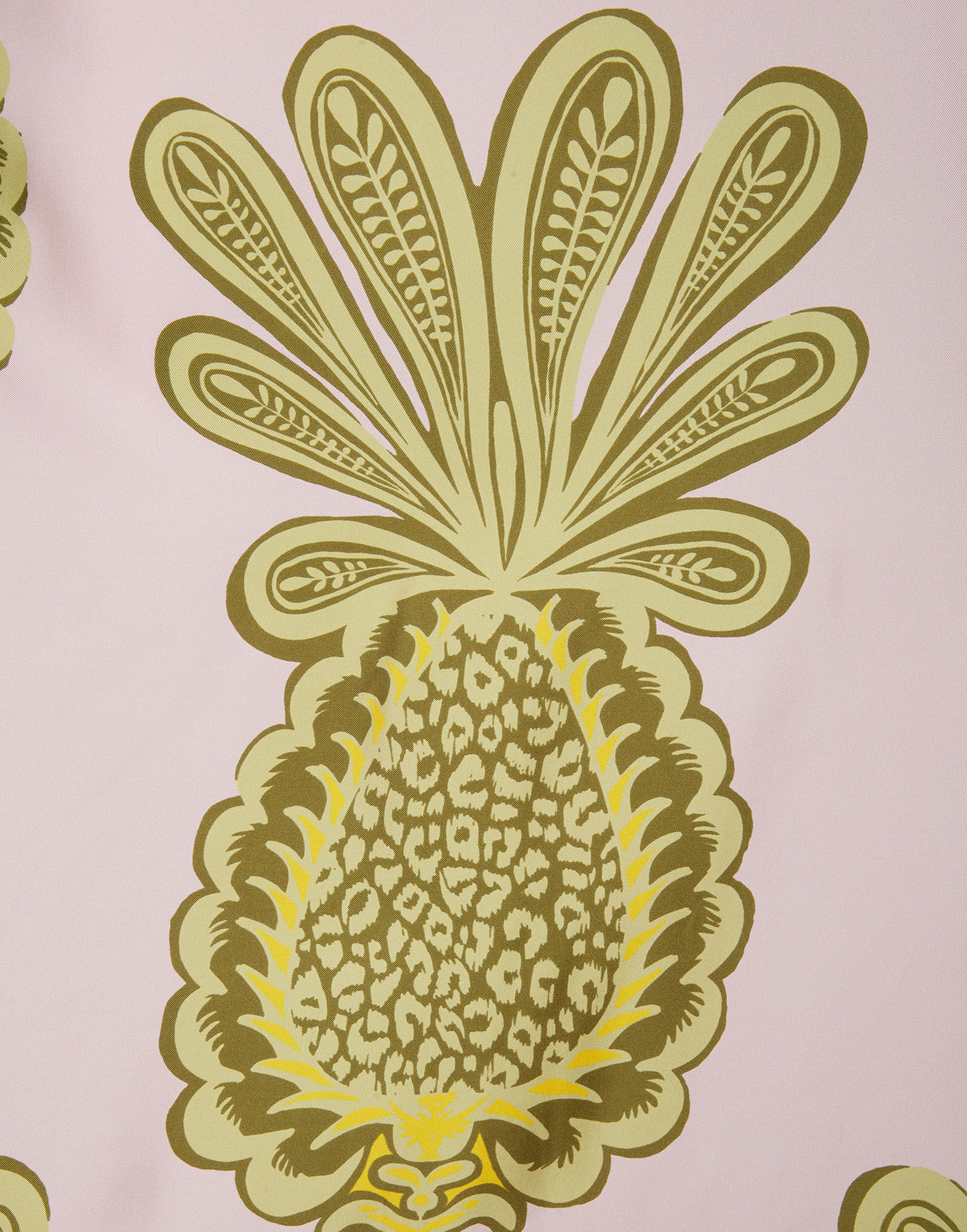 La DoubleJ Magnifico Dress Big Pineapple Pink DRE0212SIL001PNP01PI01