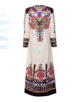 LaDoubleJ Long Sleeve Swing Dress LaDoubleJ Long Sleeve Swing Dress Calata DRE0231SIL006CLT0001