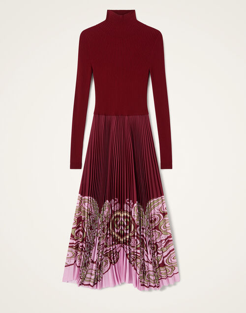 La DoubleJ Moondance Knit Dress Kells Plac&eacute;e Burgundy DRE1017KNI192VA528RE07
