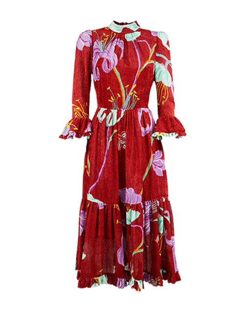 LaDoubleJ Midi Visconti Dress Maneater Rosso DRE0090DEV001MAN0002