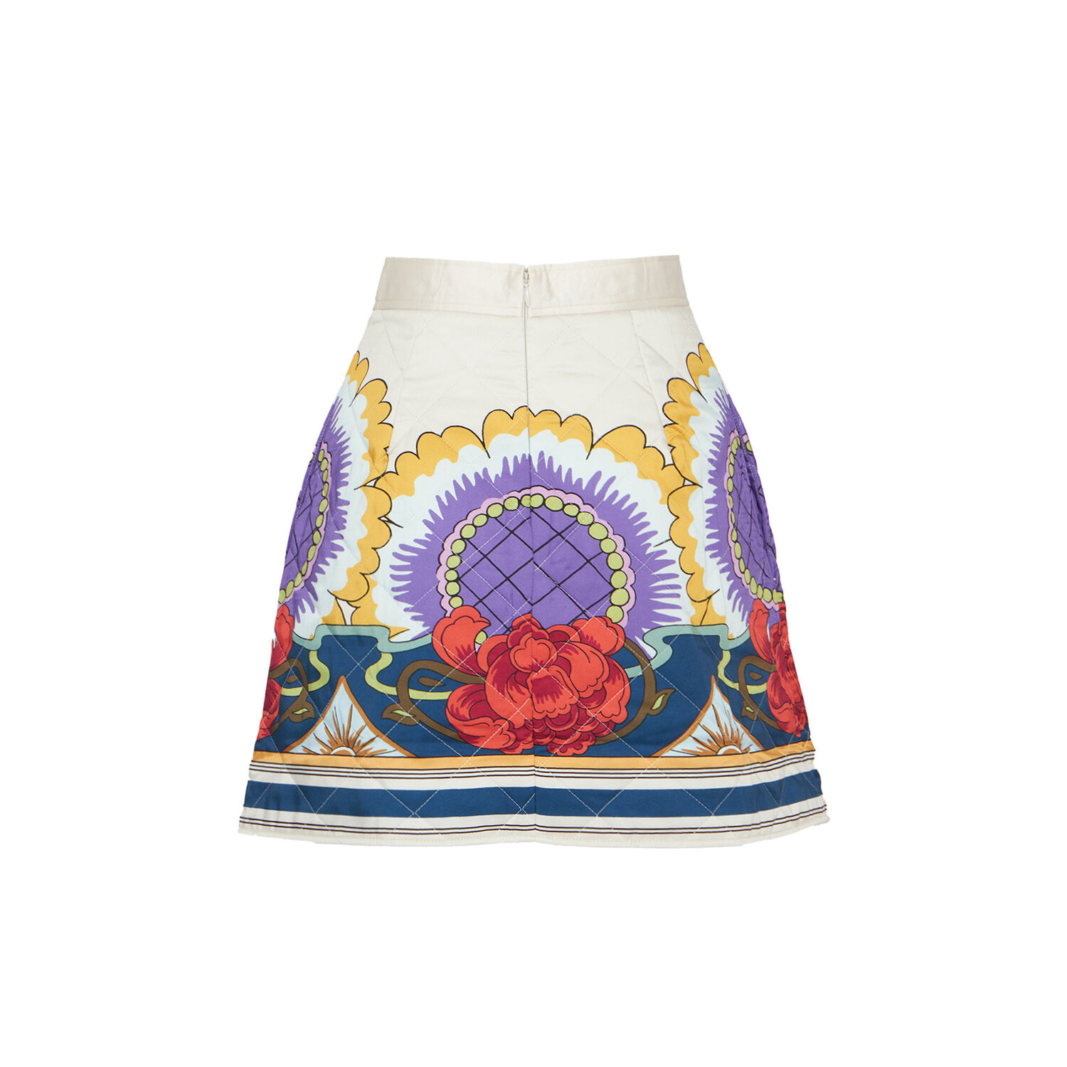 Shop La Doublej Edie Skirt In Foulard Liberty Ivory
