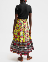LaDoubleJ Sunset Skirt LaDoubleJ Sunset Skirt Cartwheel Giallo SKI0056COT015CRW0004