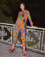 LaDoubleJ Flapper Skinny Scarf LaDoubleJ Flapper Skinny Scarf Dandelion Arancio + Dandelion SCA0010SIL001VAR0009