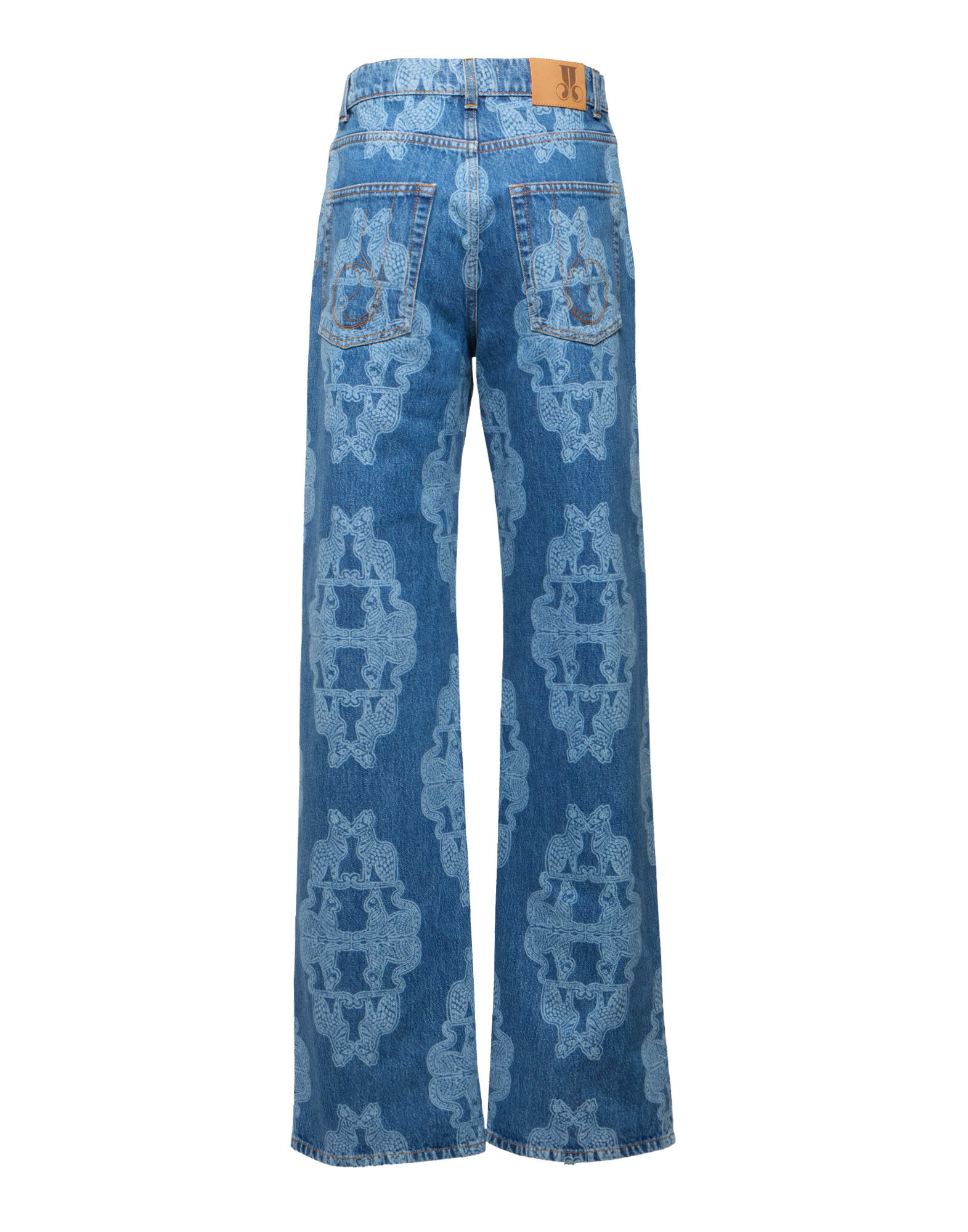 Laser print jeans on sale