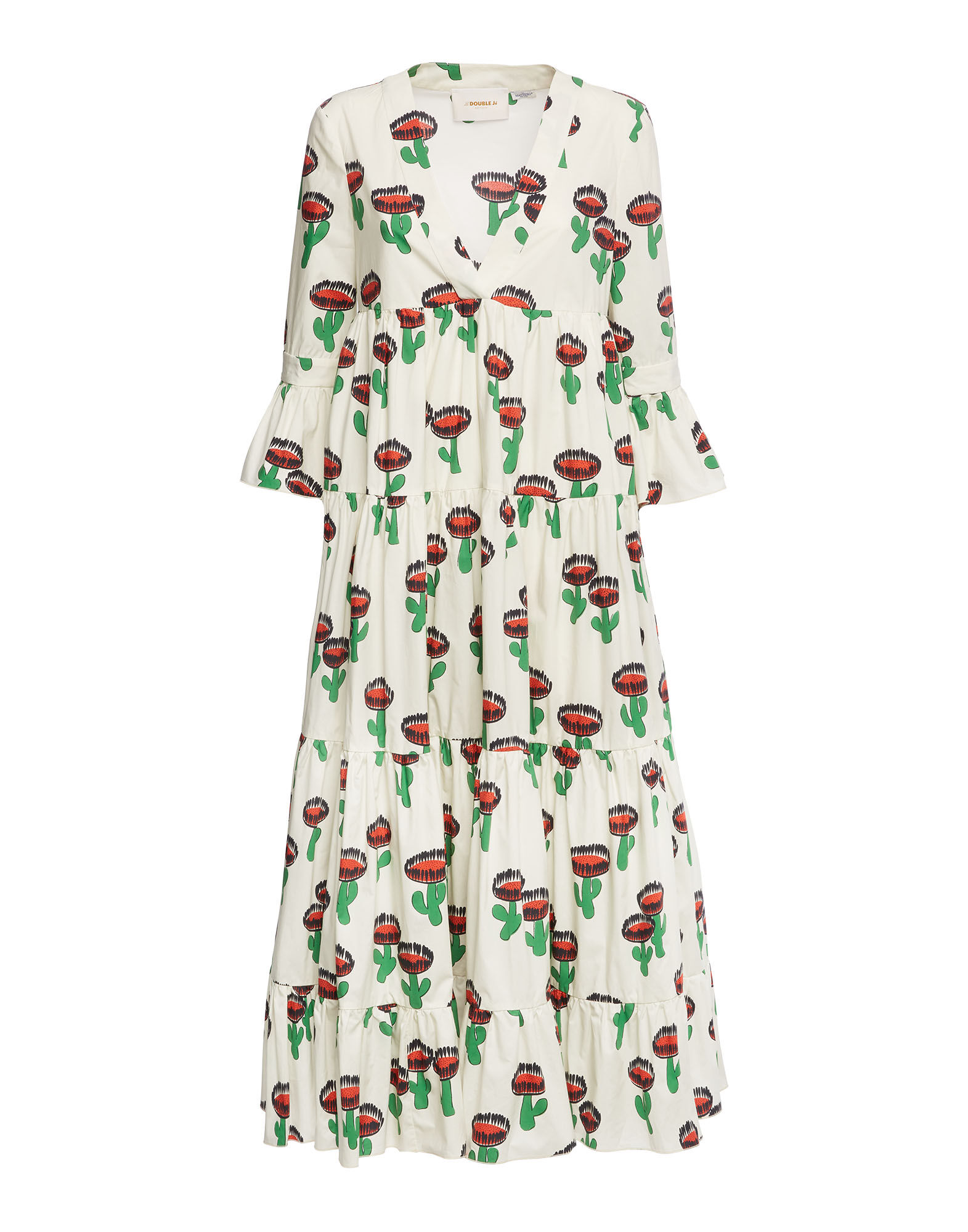 LaDoubleJ Jennifer Jane Dress Chirpy Cactus DRE0114COT001CHI0001