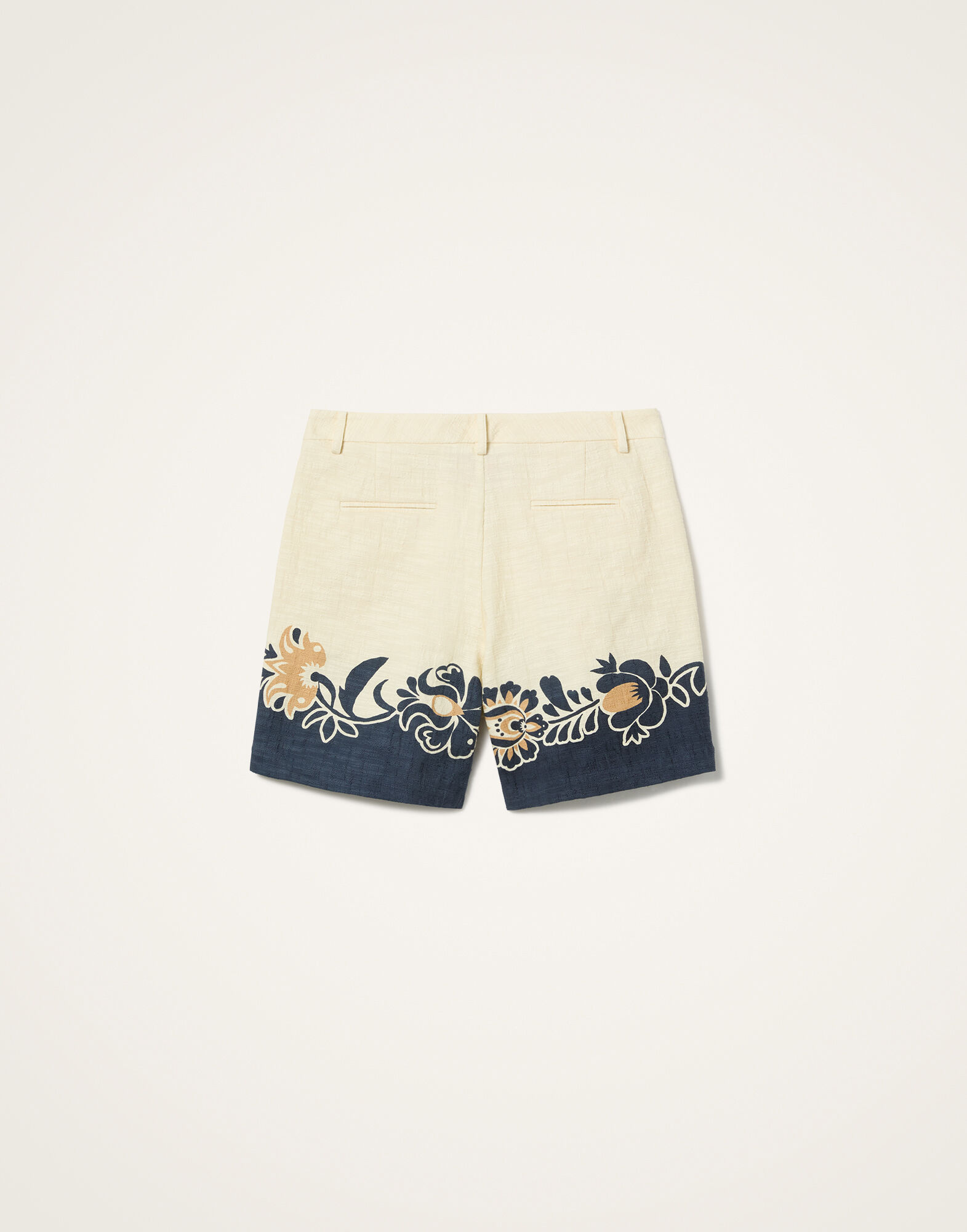 La DoubleJ Boyfriend Shorts Selva Plac&eacute;e Blue TRO0131COT005SEL07BU03