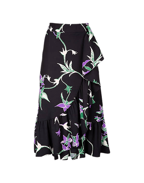 LaDoubleJ Jazzy Skirt Orchidee Nero SKI0021SAB001ORC0003