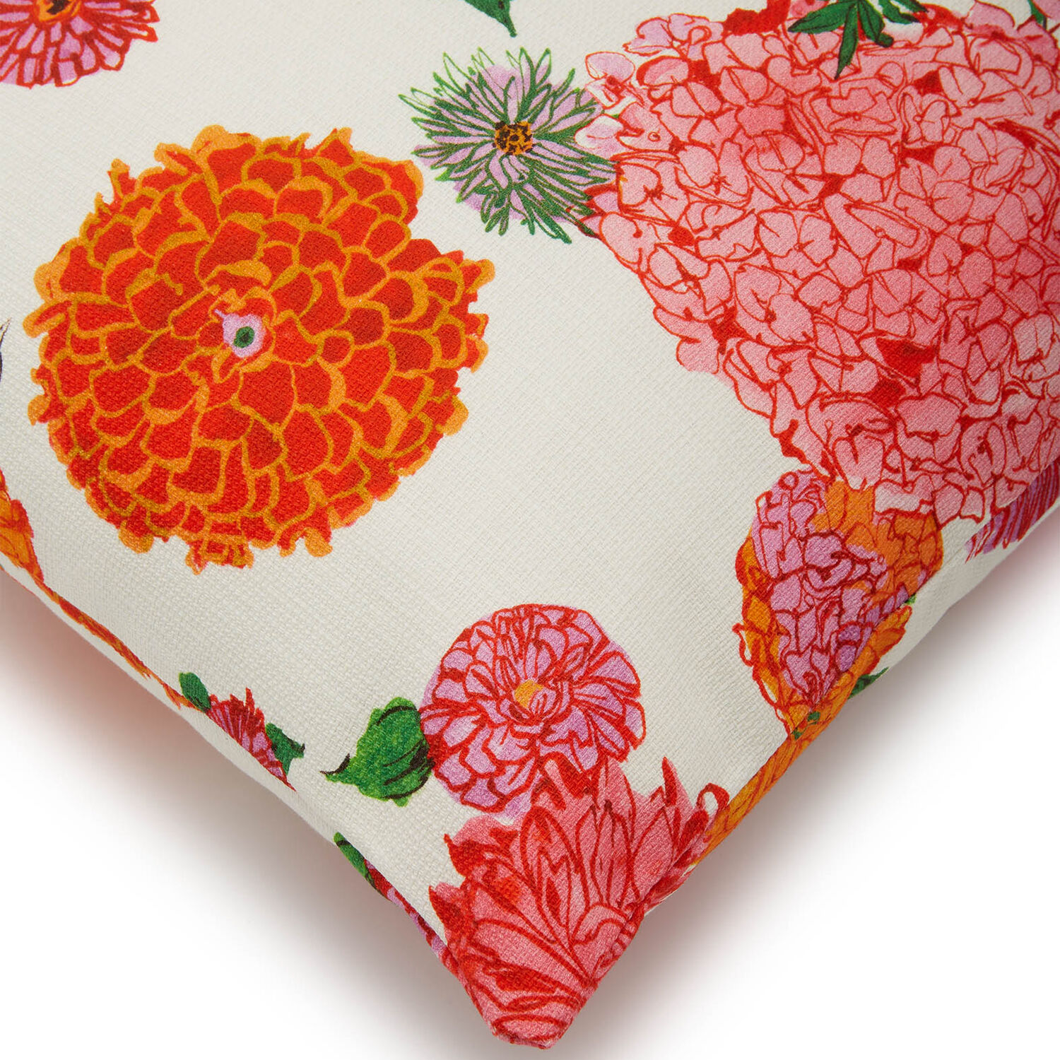 Shop La Doublej Cushion (45x45) In Bright Blooms