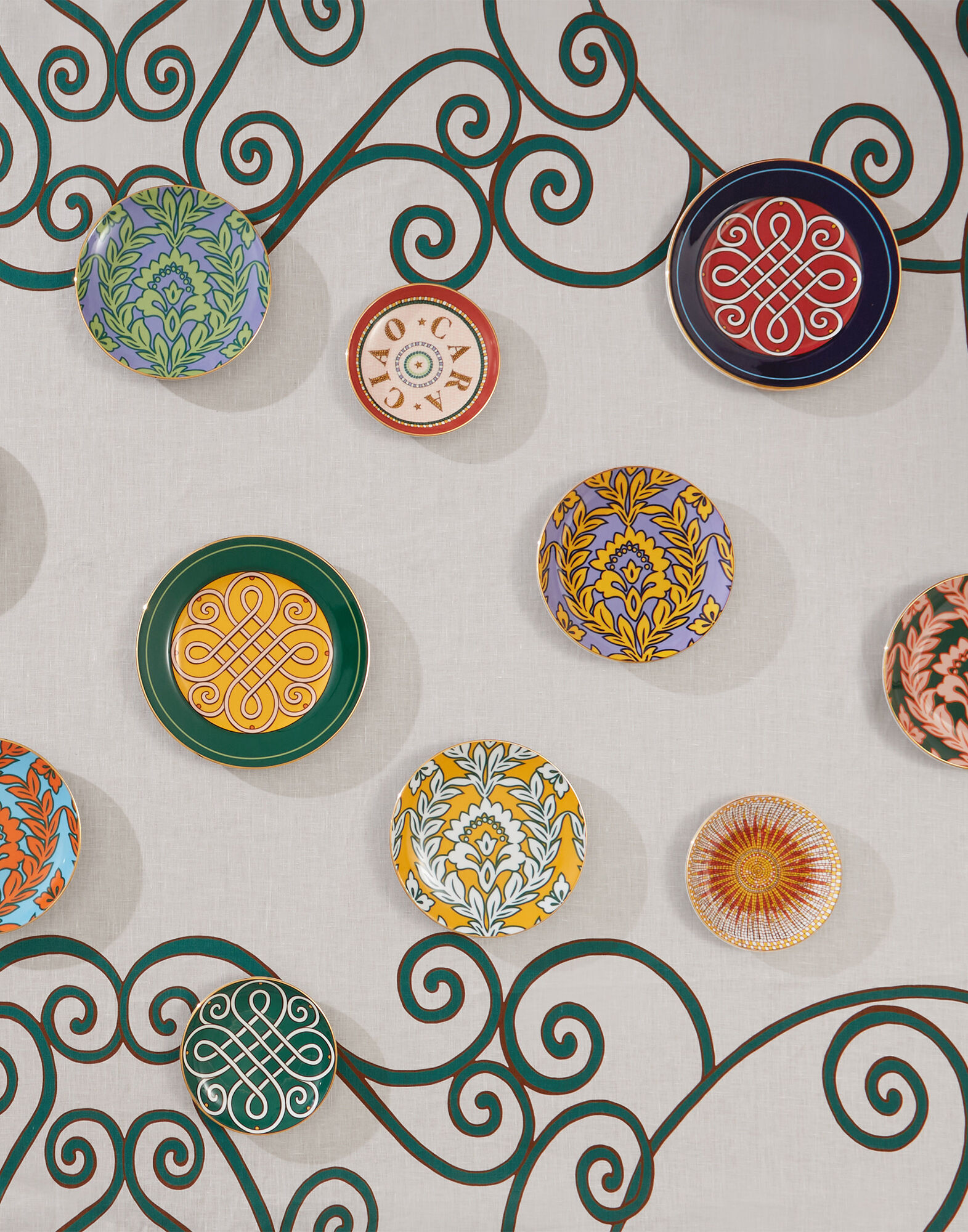 La DoubleJ Mini Plate Sunrays DIS0077CER001SNR0001