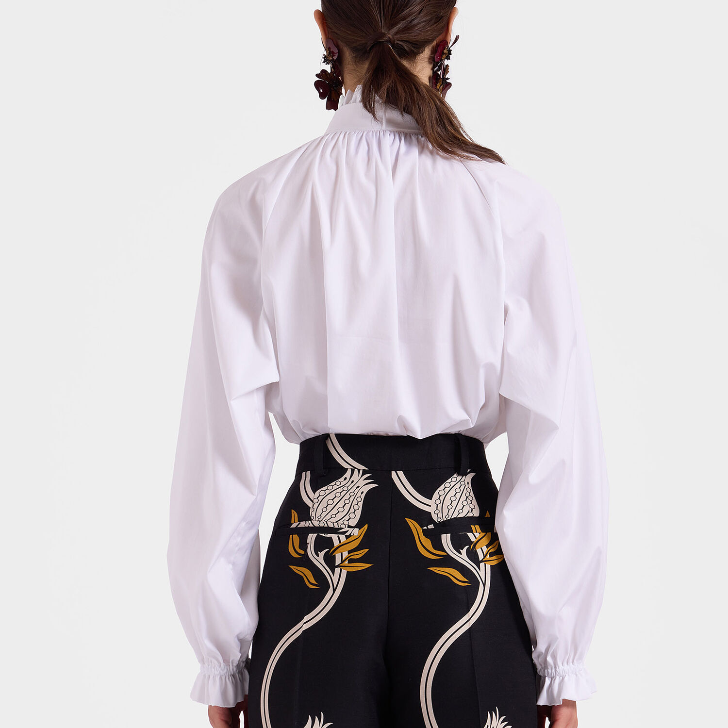 Shop La Doublej Cerere Blouse In Solid White