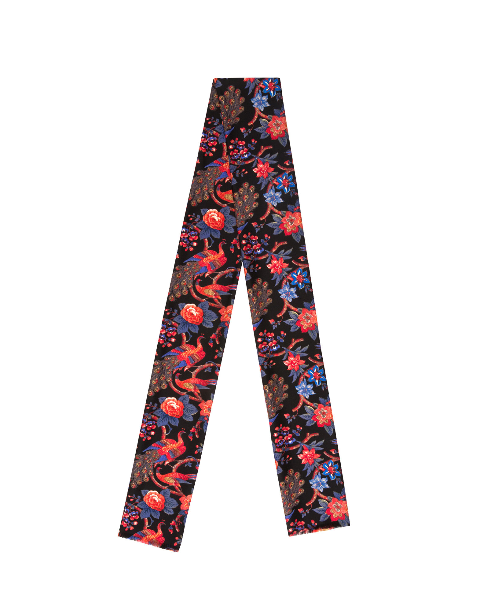 LaDoubleJ NECK SCARF Pavone Nero SCA0003SIL001PAV0001