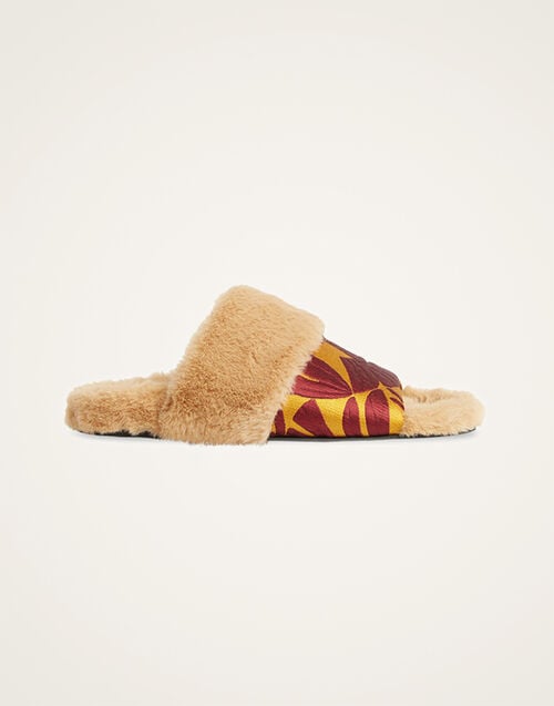 La DoubleJ Winter Slides La DoubleJ Winter Slides Papyrus Gold SHO0081JCQ052PAY02YE05