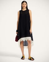 La DoubleJ La Scala High Dress La DoubleJ La Scala High Dress Solid Black DRE0951COT077SOLIDBL01