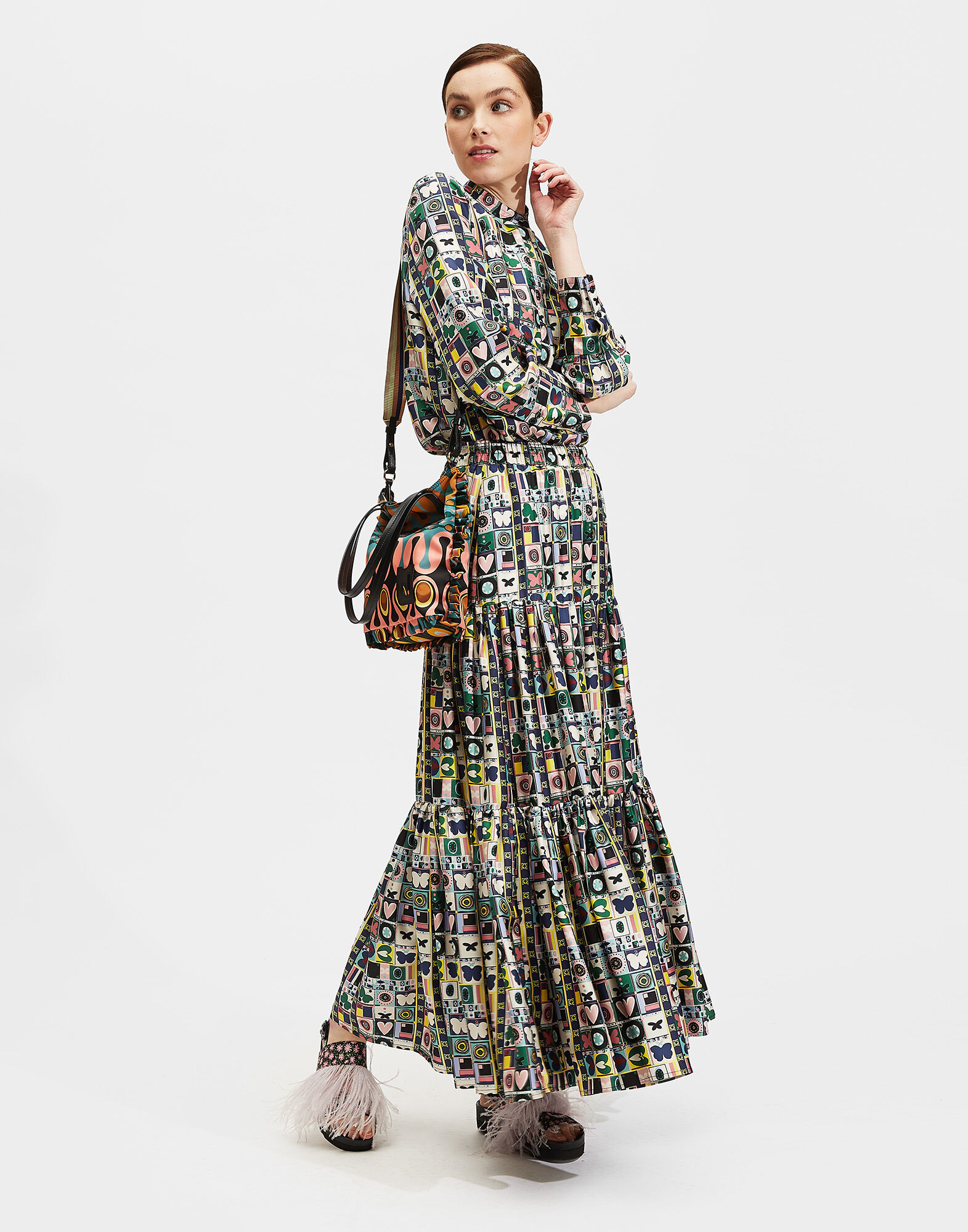 LaDoubleJ Big Skirt Francobollo SKI0001SIL001FRA0001