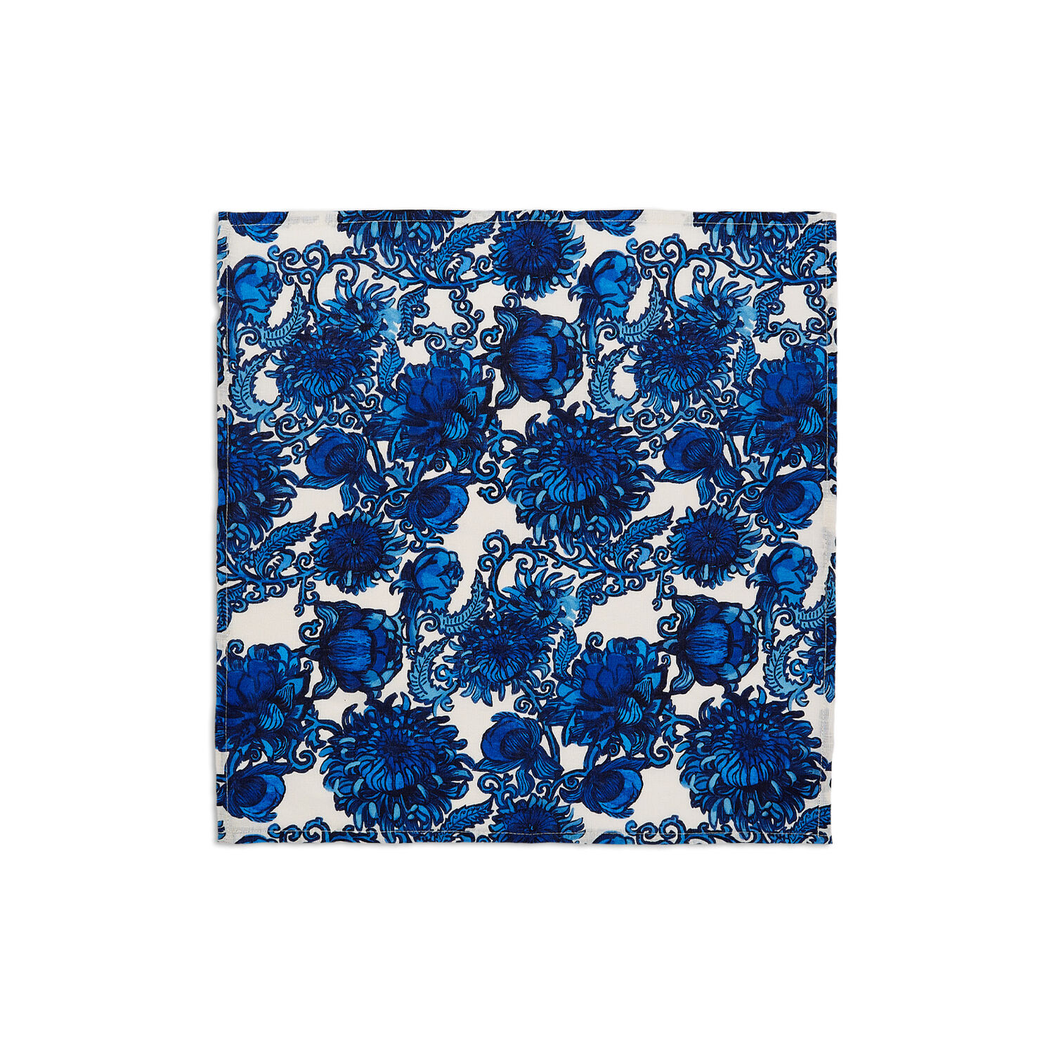 Shop La Doublej Large Napkins Set Of 2 (45x45) In Anemone Small