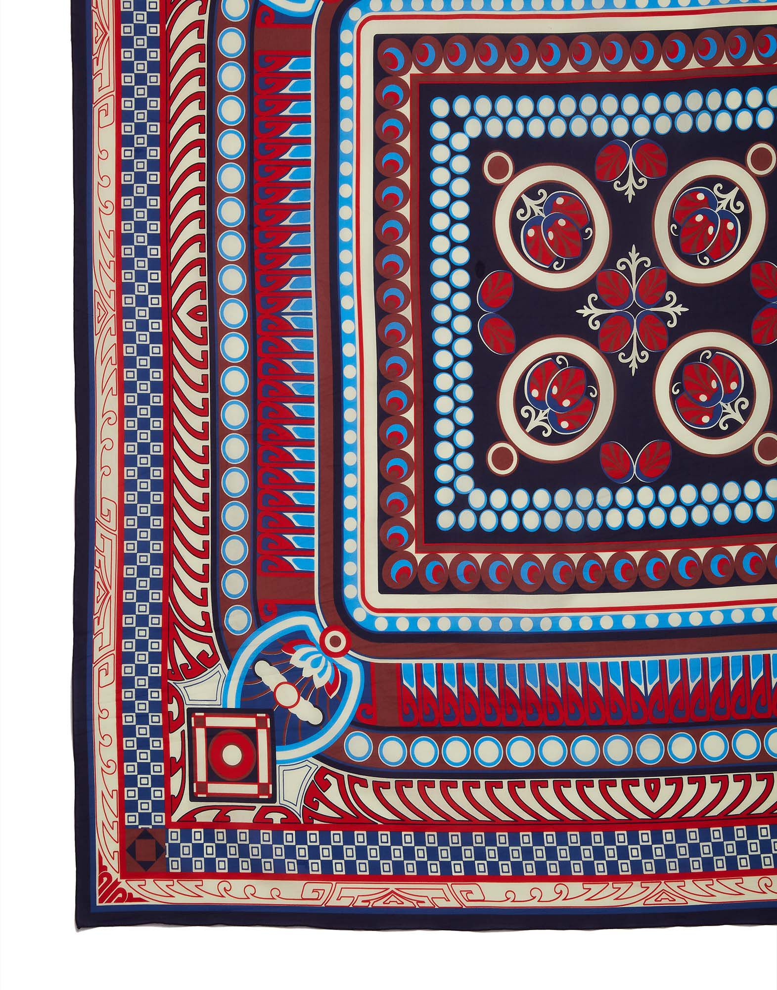 LaDoubleJ Square Scarf (135X135) Ittica Rosso SCA0006COS001ITT0003