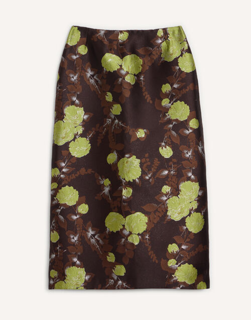 La DoubleJ Pencil Skirt Devon Brown SKI0011JCQ141DEV05BR02