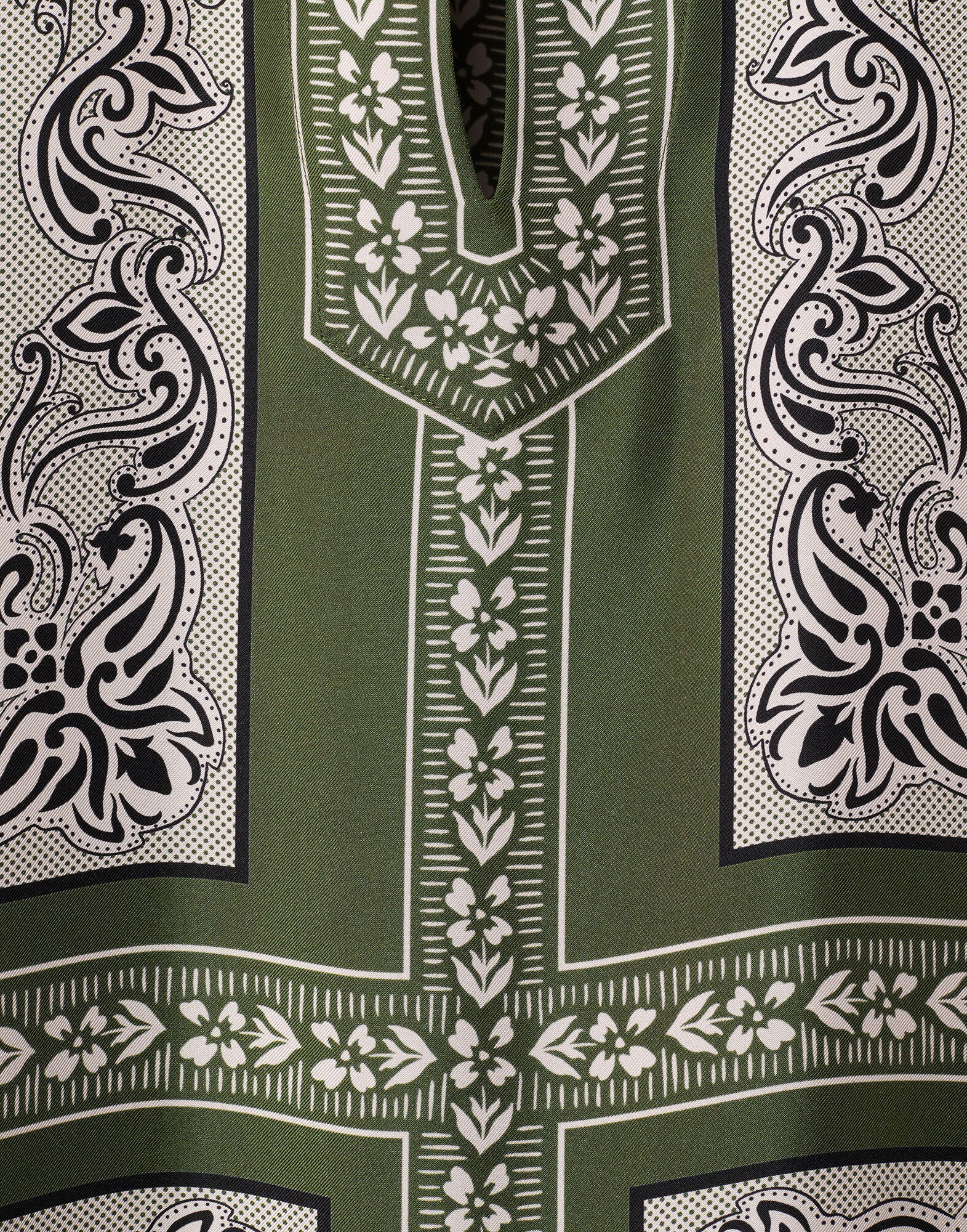 La DoubleJ The Kaftan Mirage Plac&eacute;e Green DRE0564SIL006AGE01GR02