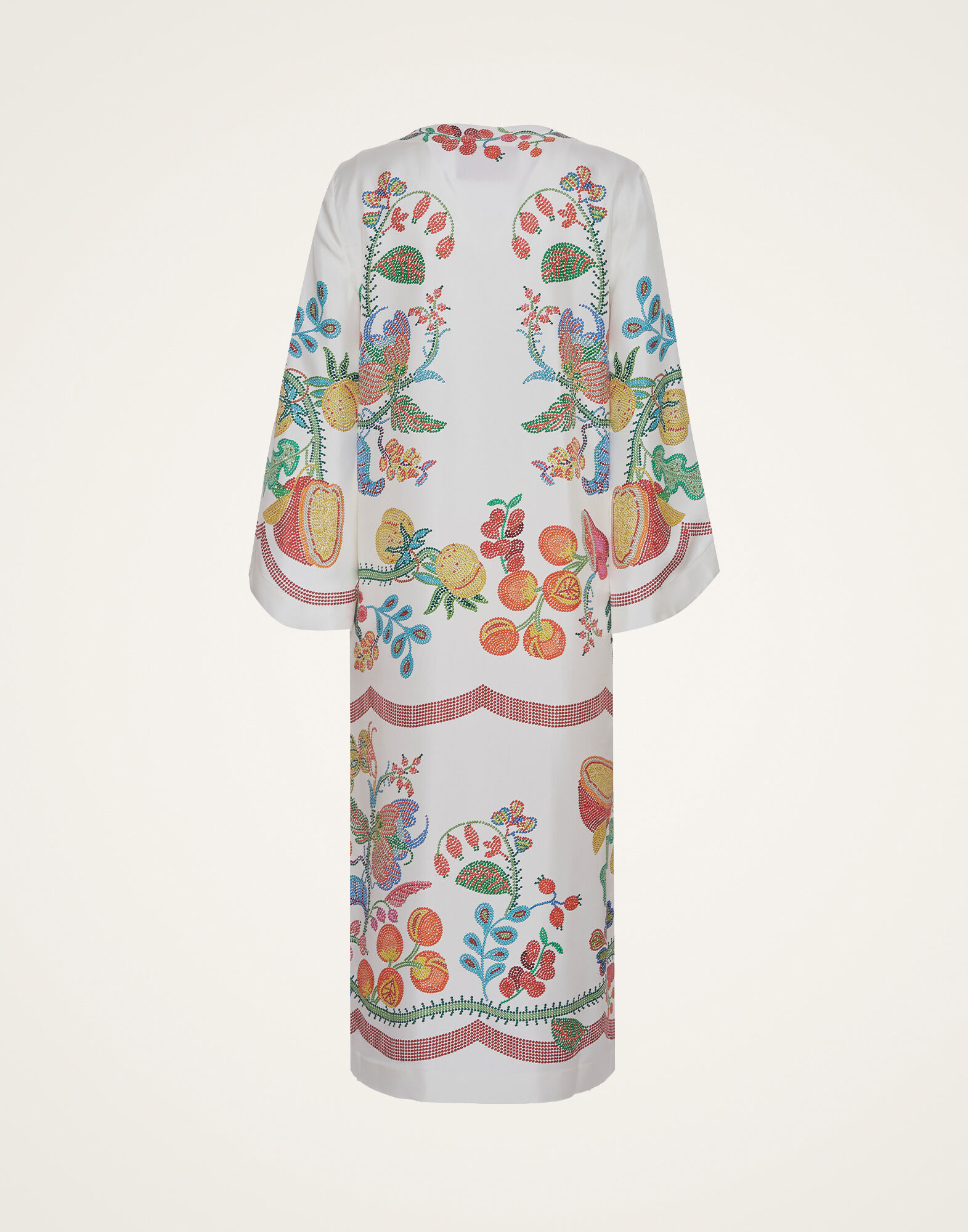 La DoubleJ The Kaftan Grenadilla Plac&eacute;e Off White DRE0564SIL006GRN01WH05