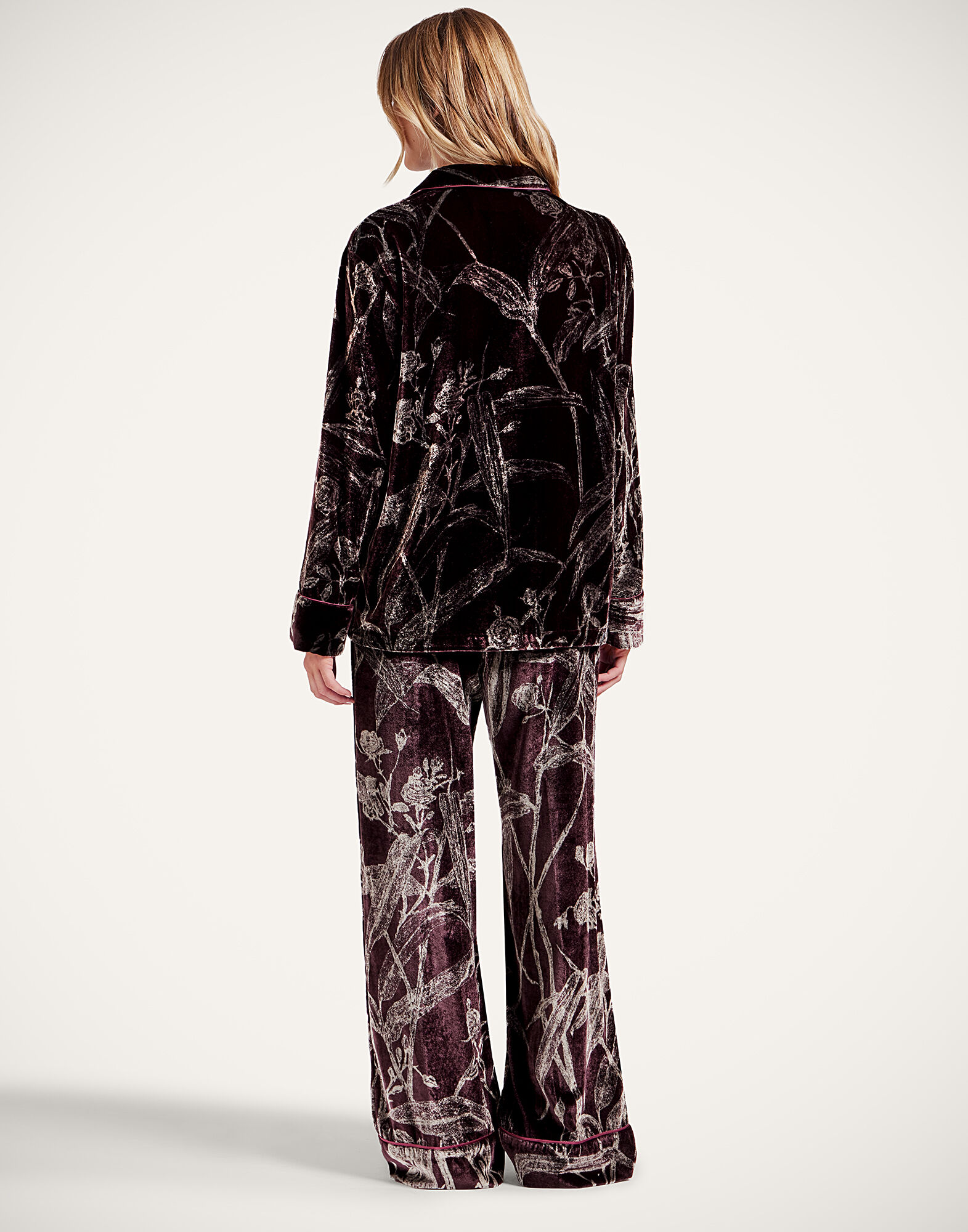 La DoubleJ Pajama Pants Bamboo Burgundy TRO0116DEV004BMB03RE07