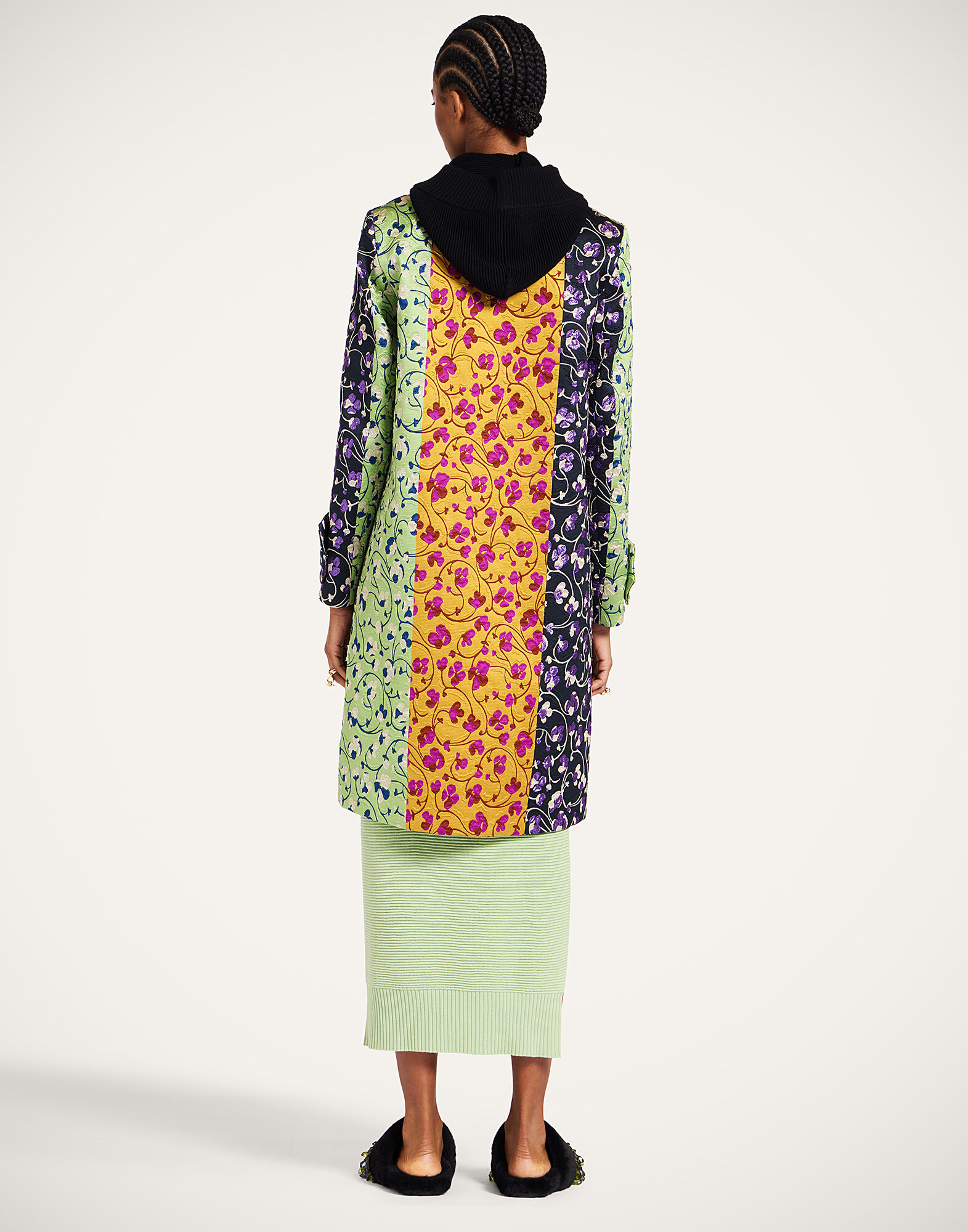 La DoubleJ Precious Coat Honeysuckle Tricolor Yellow JAC0122JCQ129HNY03YE02