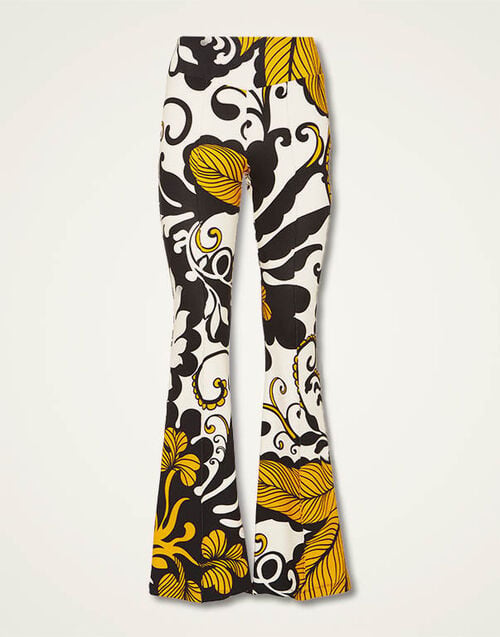 La DoubleJ New Meditation Pants Marea Black & White TRO0147JER020MRE01BL03