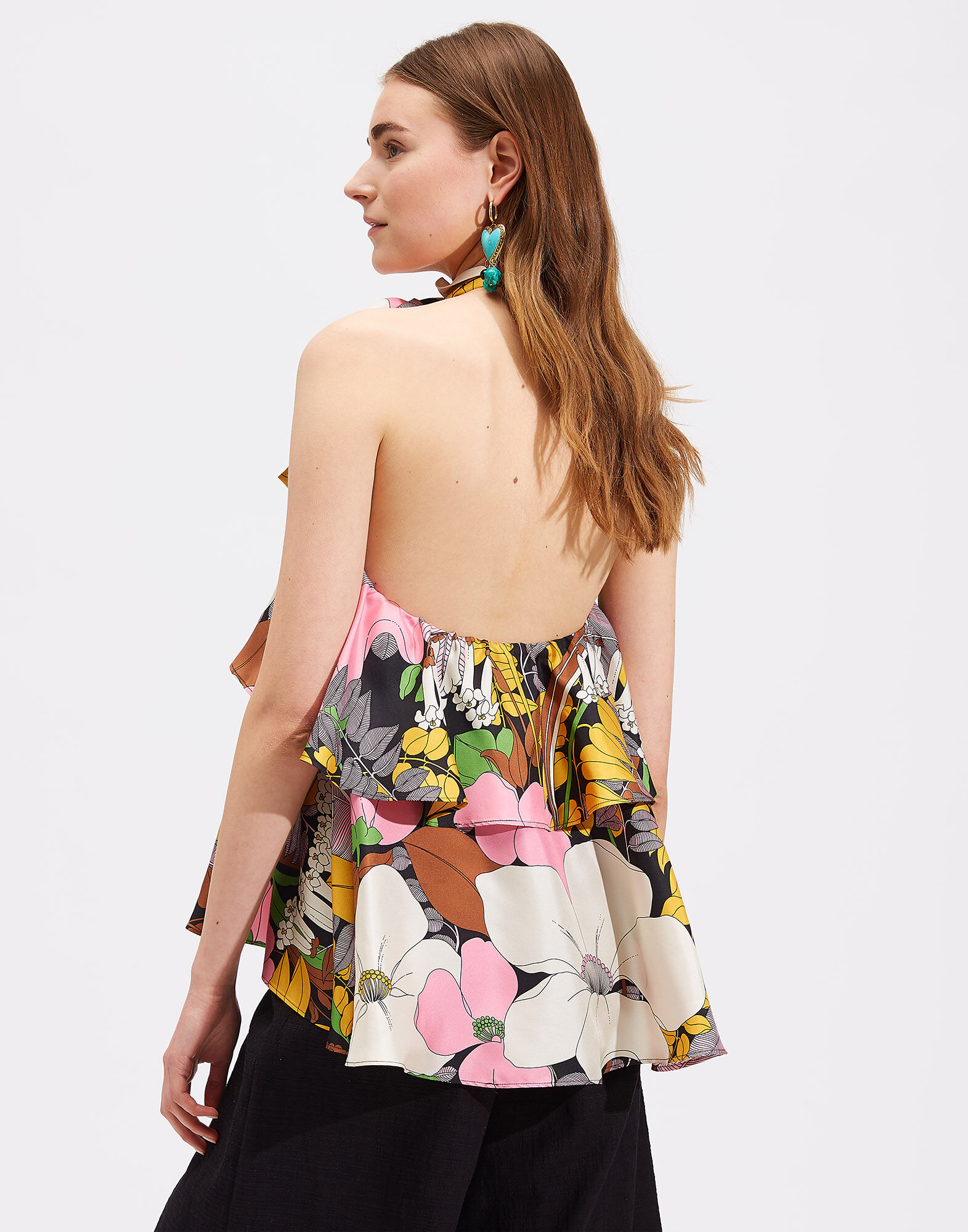 LaDoubleJ Bonbon Top Big Flower TOP0006SIL001BFL0001