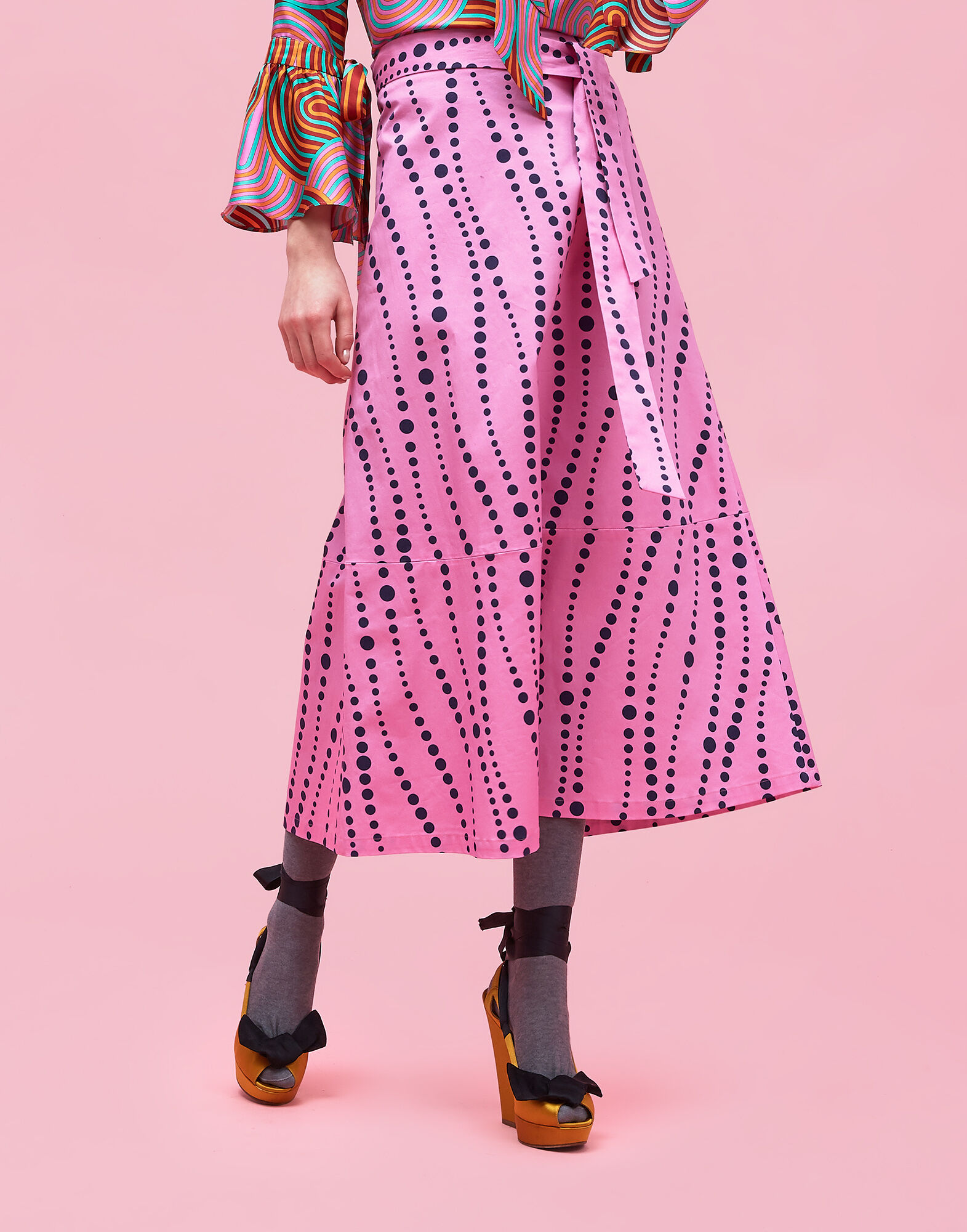 LaDoubleJ Long A Skirt Perle SKI0018COT006PER0001