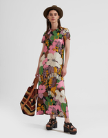 Swing Dress in Big Flower for Women | La DoubleJ